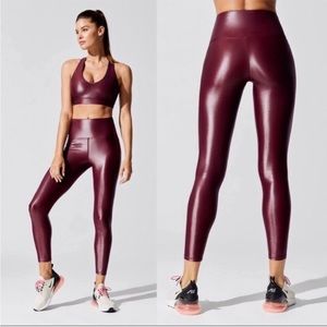 CARBÓN burgundy leggings size medium. new without tags